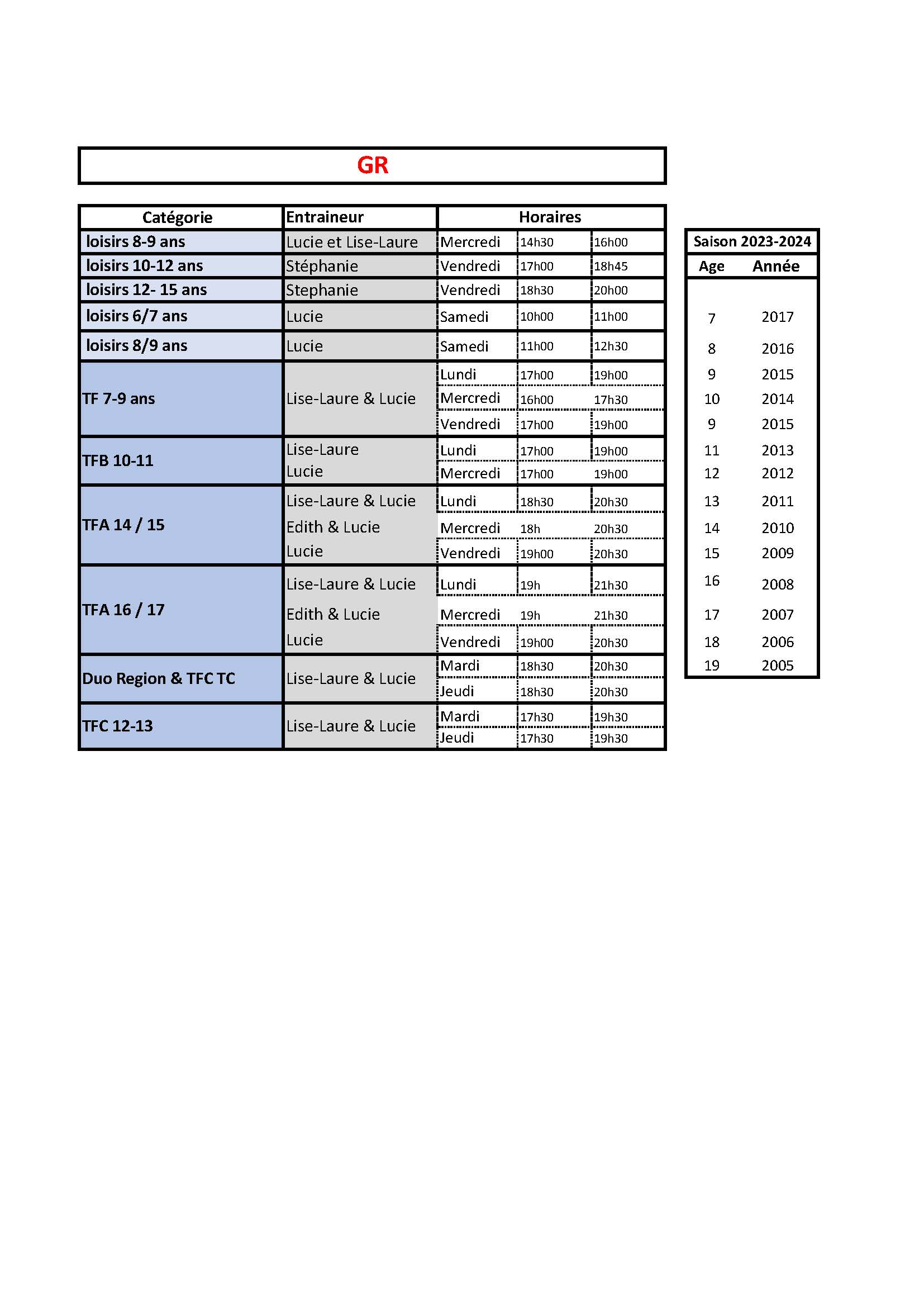 image Planning GR 2023-2024